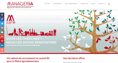 Desktop Screenshot of manageria.fr