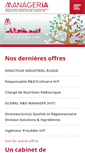 Mobile Screenshot of manageria.fr
