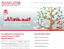 Tablet Screenshot of manageria.fr